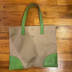 Prada Canvas Tote